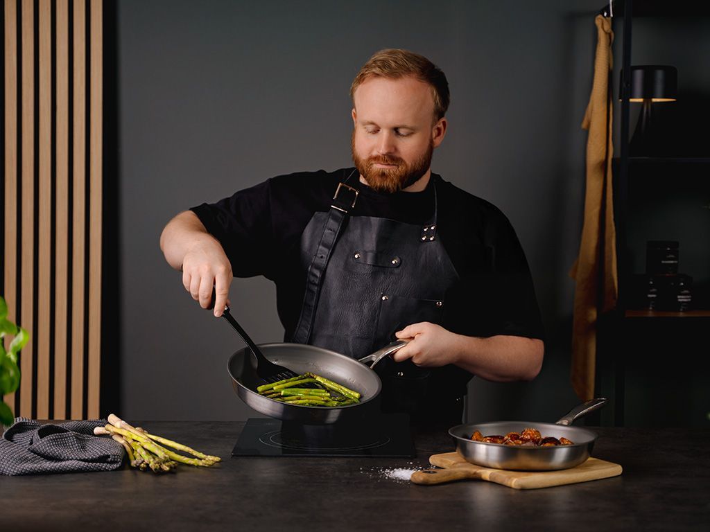 Batterie de Cuisine 6 Pièces Antiadhésive Naturelle, Set de Casseroles et Poêles – USTENSILIA