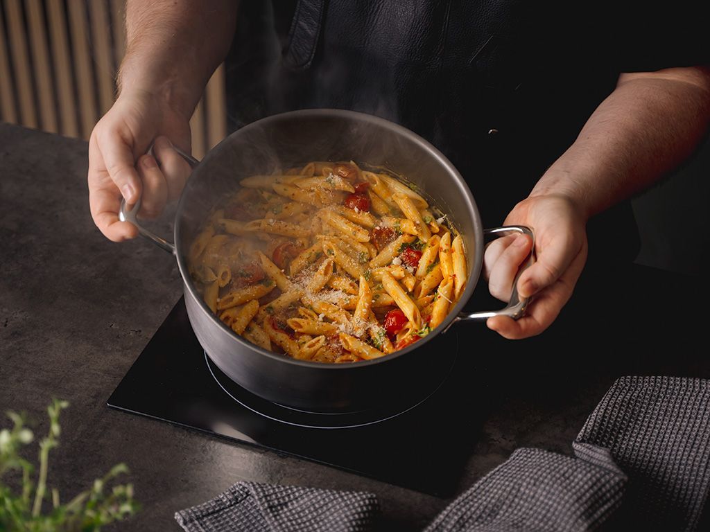 Casserole 24 cm Antiadhésive Naturelle, Marmite de Cuisine – USTENSILIA