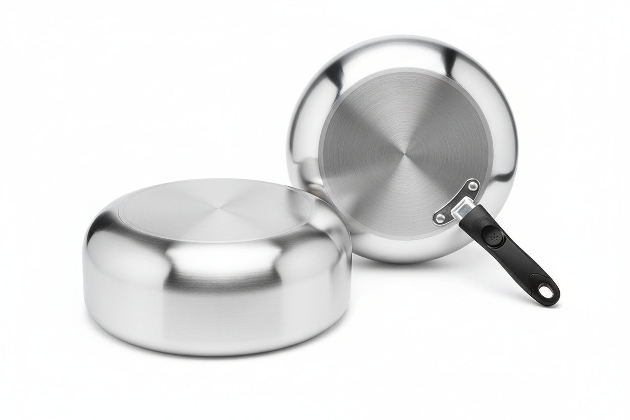 Set de Sauteuses 2 Pièces avec Poignée Amovible, Revêtement Antiadhésif – USTENSILIA